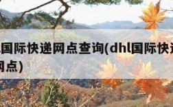 dhl国际快递网点查询(dhl国际快递官网网点)